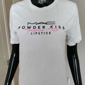 Mac Cosmetics Powder Kiss Tshirt Size Small Used